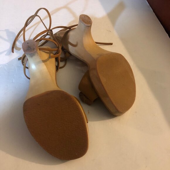 Jonathan Martin Brown string Clog style -   size 8 1/2 - Picture 4 of 10